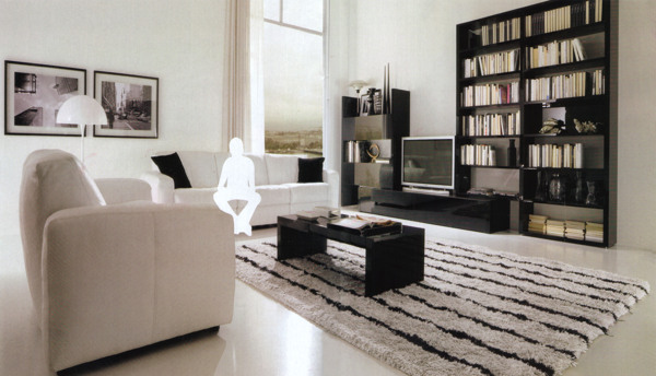 家居沙发电视书柜茶机地毯图片