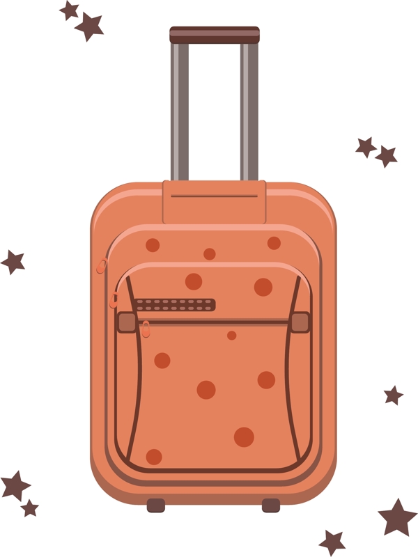 设计元素生活用品旅行拉杆箱行李箱