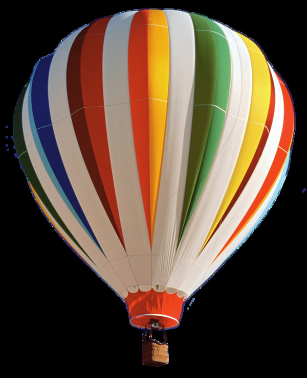彩色热气球