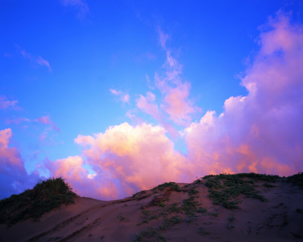 彩霞夕阳天空火烧云云彩云海云朵云大自然广告素材大辞典