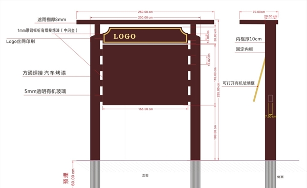 酒店宣传栏