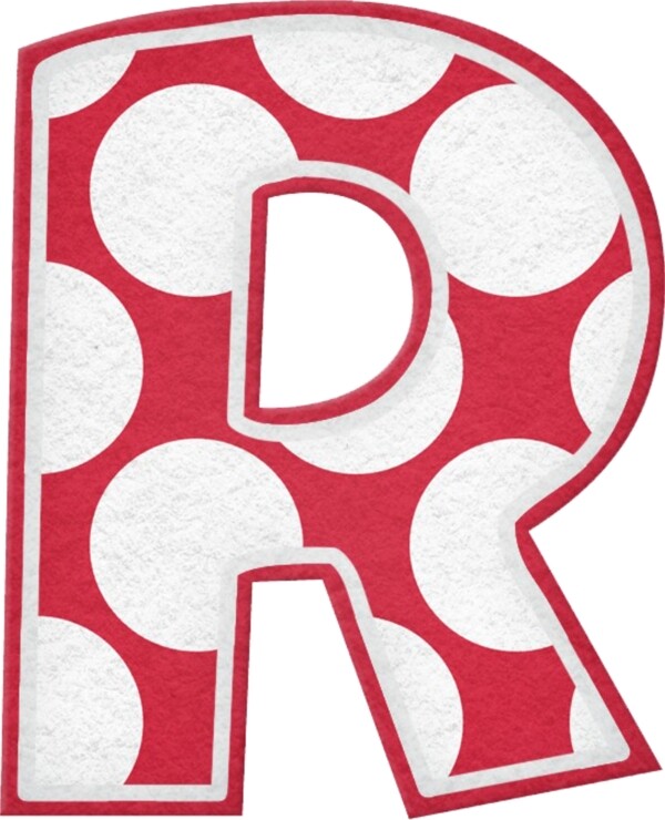 创意商标R素材艺术字母元素装饰图案集合