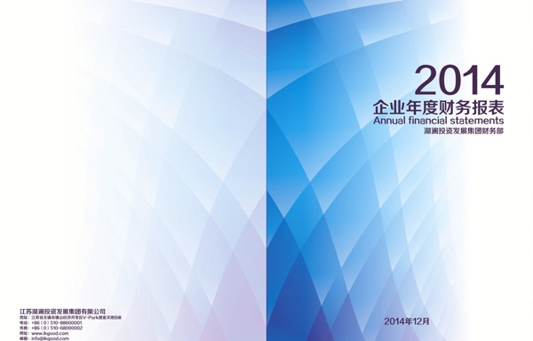 2014财务报表封面