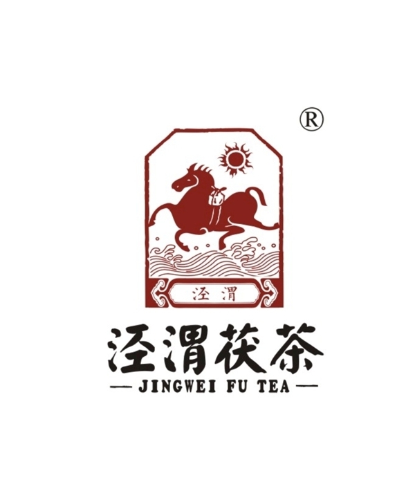 泾渭茯茶logo