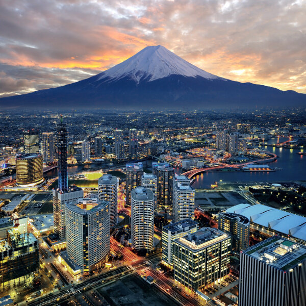 日本富士山图片