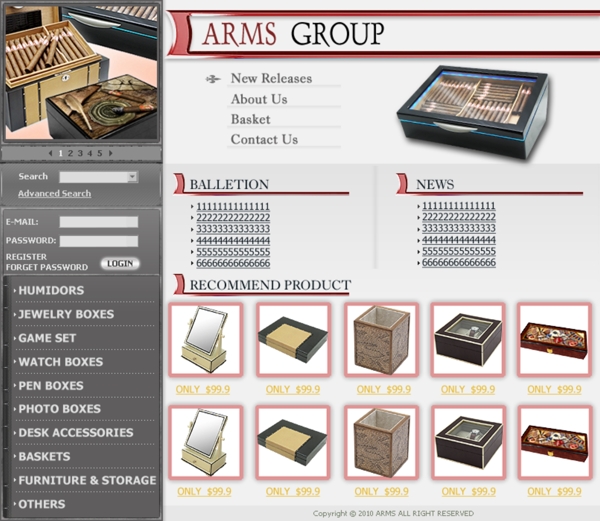 arms商城网站图片