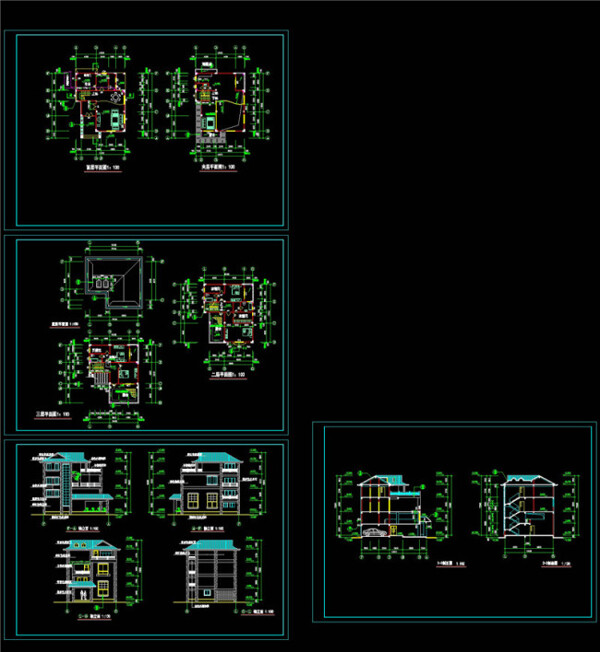 别墅图纸CAD图纸