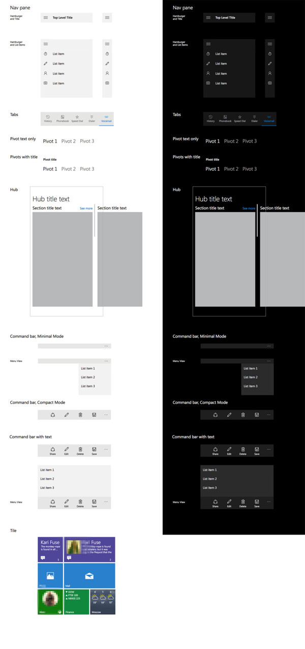 Window工具包移动手机APP界面UI