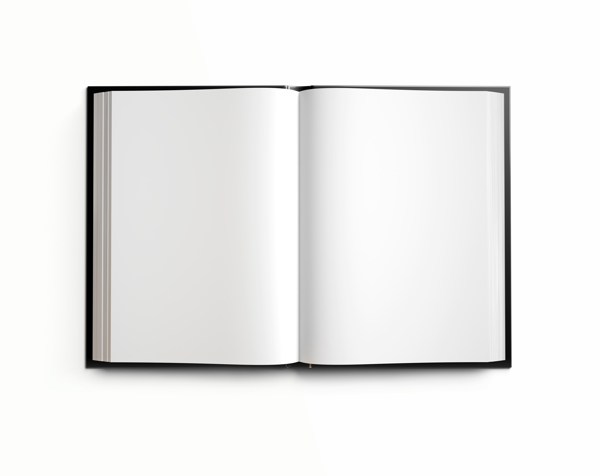 一本厚的空白册子图片
