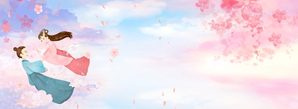 浪漫七夕情人节banner