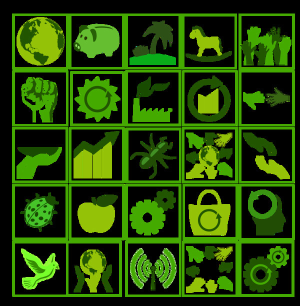 生态绿色图标集