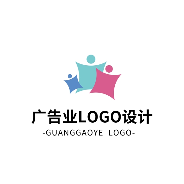 简约创意大气广告业logo标志设计