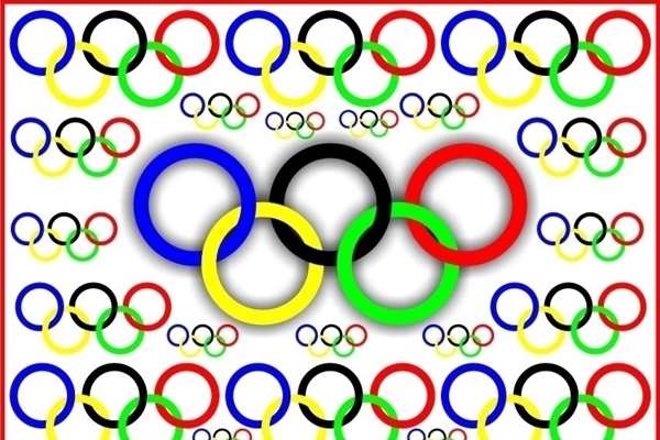 奥运五环矢量图