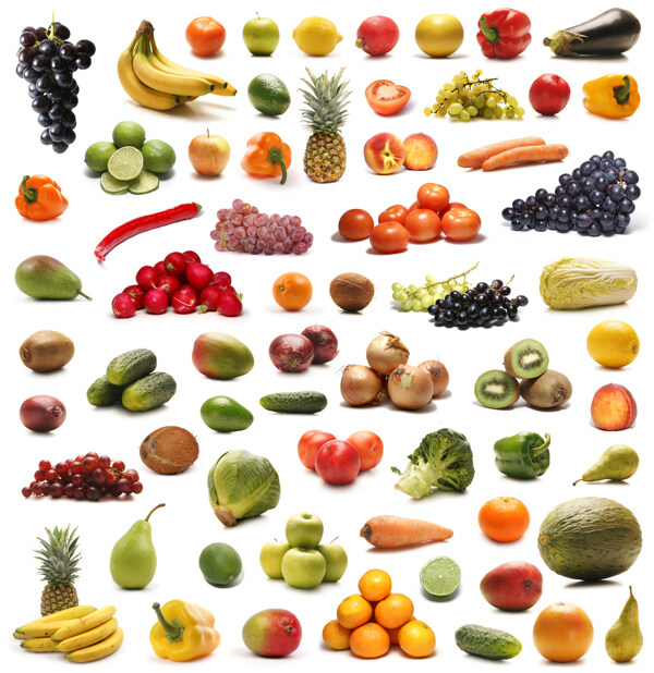 各种蔬菜水果