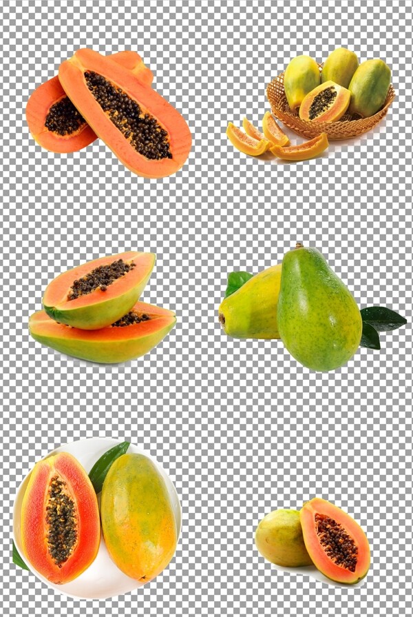 红心木瓜水果
