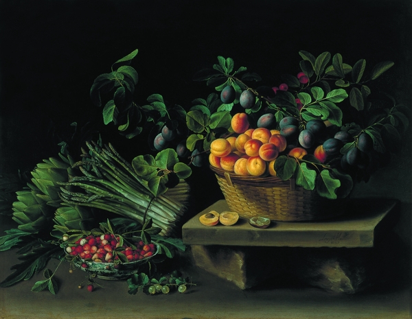 LouiseMoillonStillLifewithFruits1637静物水果瓜果蔬菜器皿食物印象画派写实主义油画装饰画