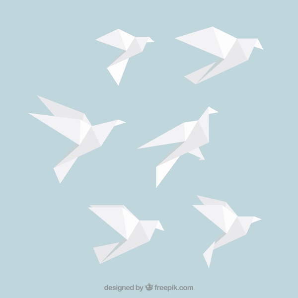 白色折纸纸鹤