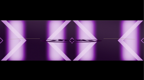 AE紫色绚烂片头相册视频展示模板