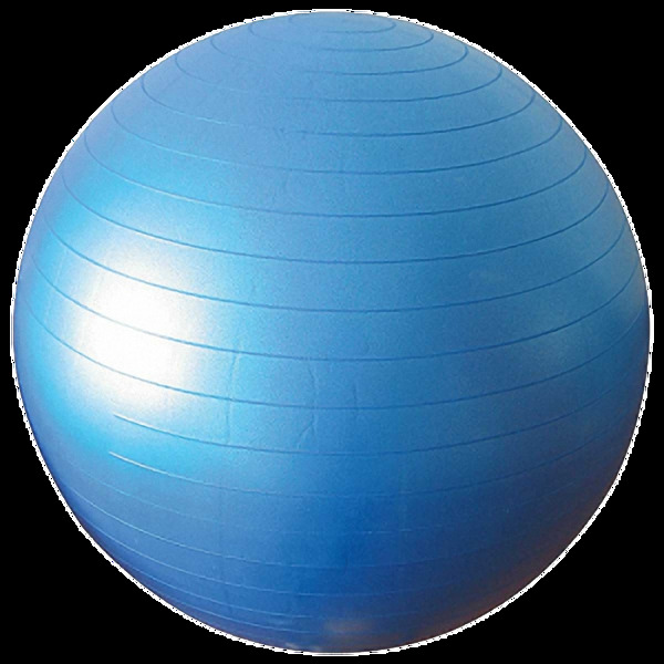 蓝色健身皮球免抠png透明图层素材
