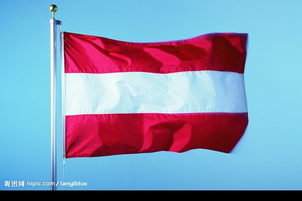奥地利国旗图片