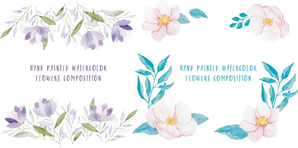 小清新花朵花卉边框卡片