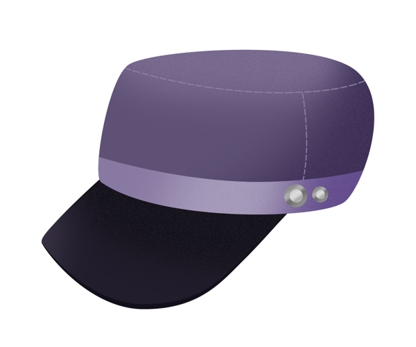 男士紫色帽子