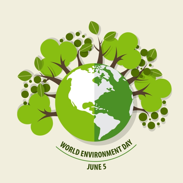绿色地球生态世界环境日插图