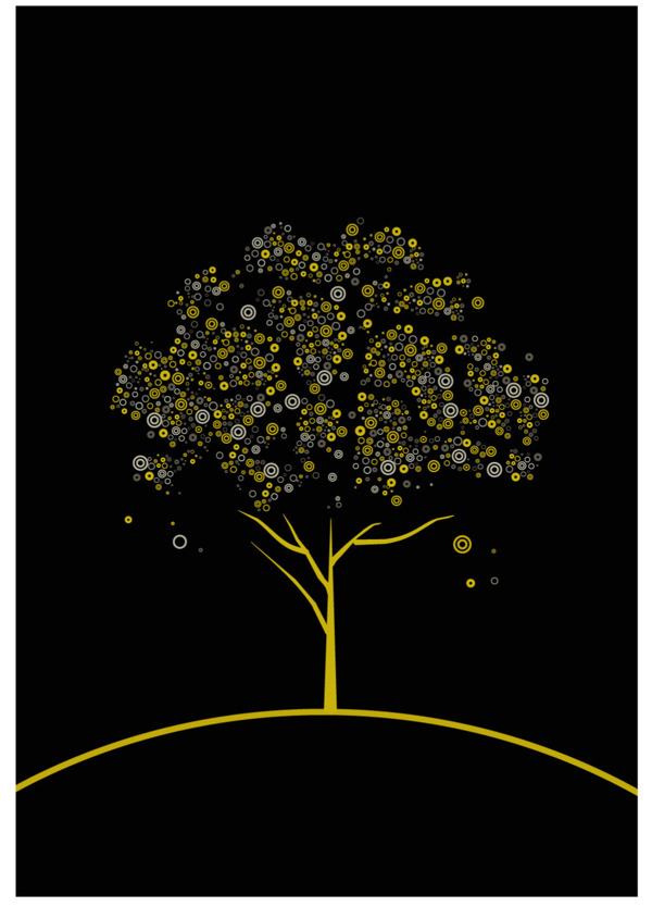 创意概念树设计元素矢量图素材