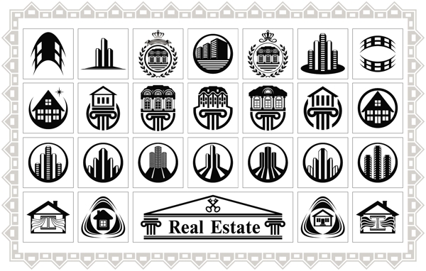 房地产logo设计图片