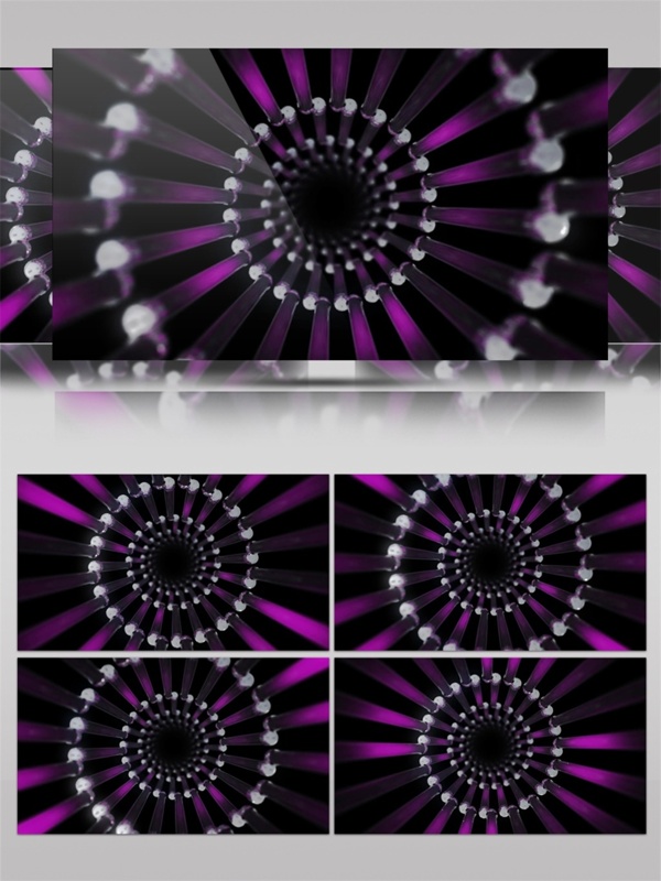 紫色光束舞台视频素材