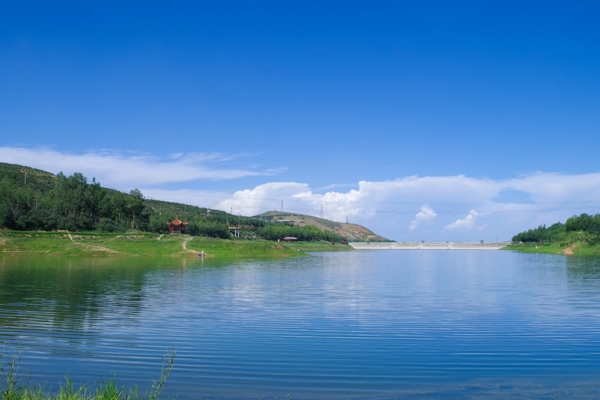 莲花湖风景图片