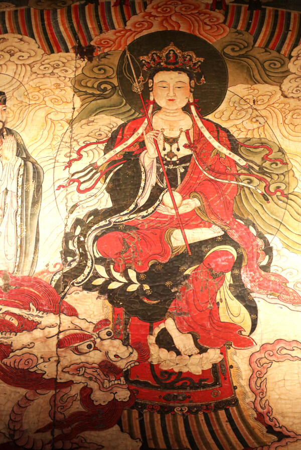 北京智化寺明代地藏王菩萨壁画