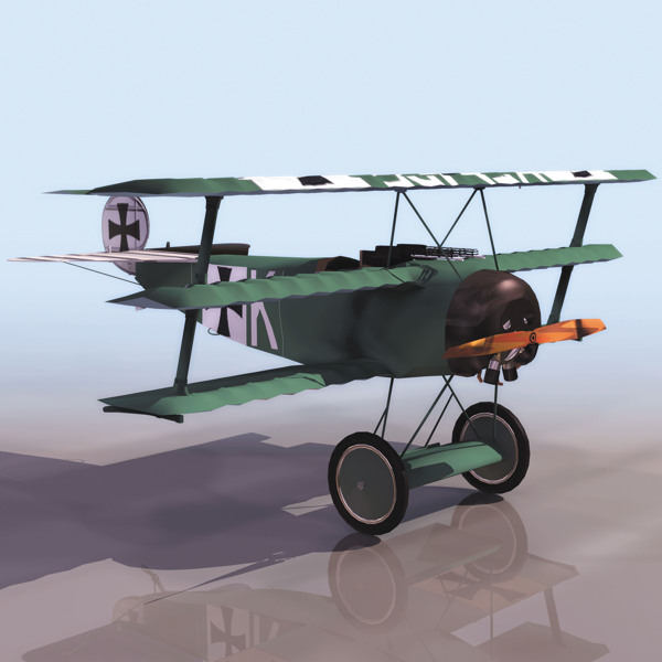 早期螺旋桨飞机模型