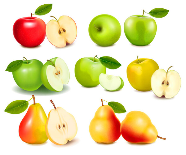 苹果和梨子图片