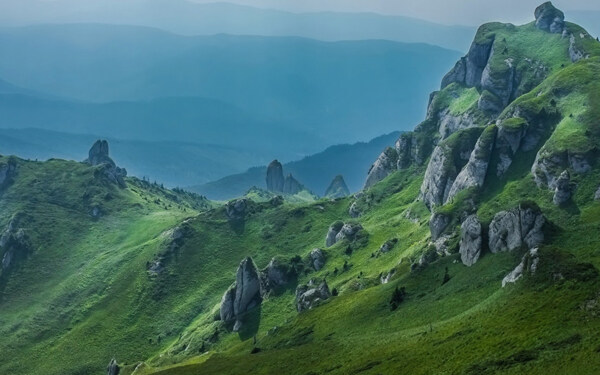 景色山川青山