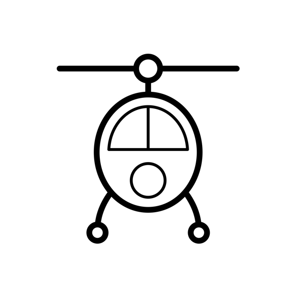 扁平化直升机