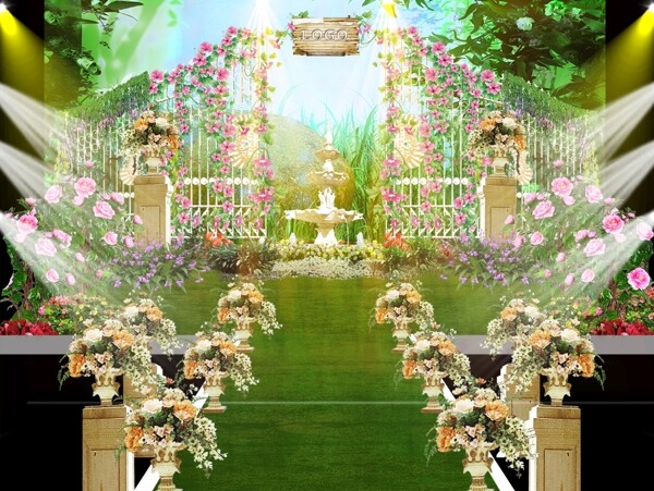 花园婚礼