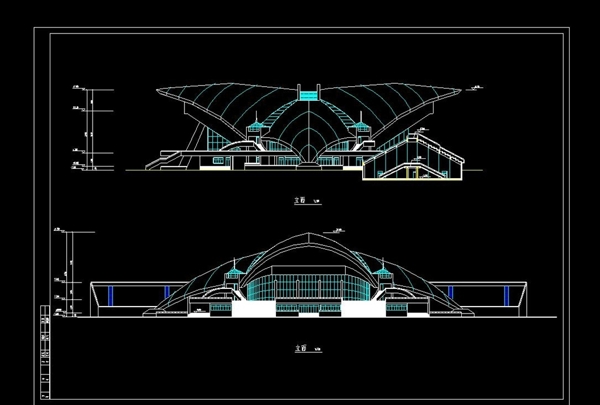 科技建筑cad图纸