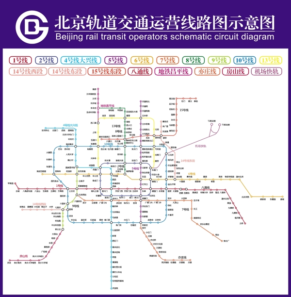 2015北京市最新地铁图图片