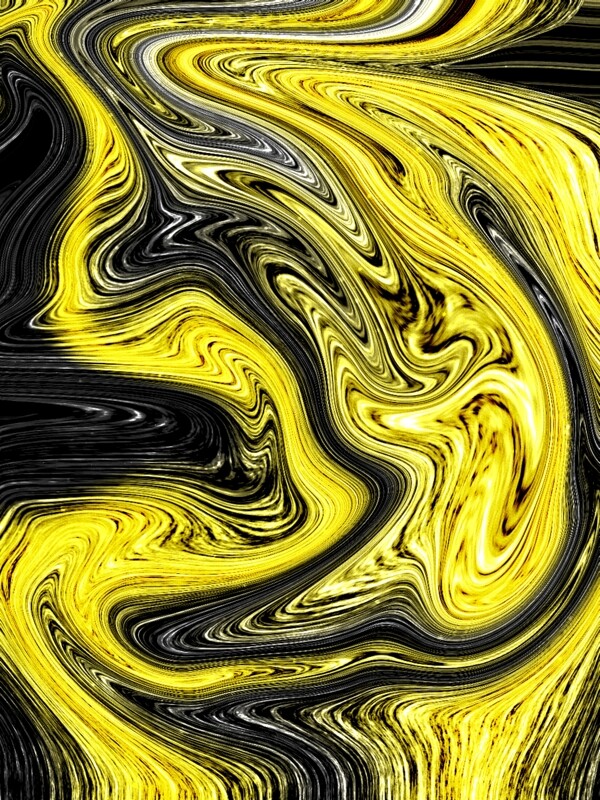 原创金色抽象流体纹理质感背景