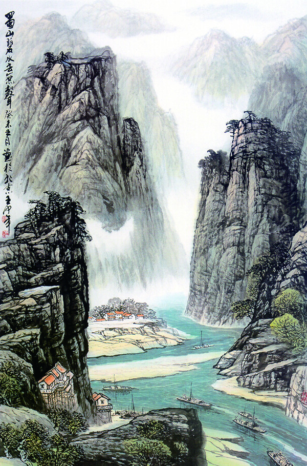 山水风景画装饰画