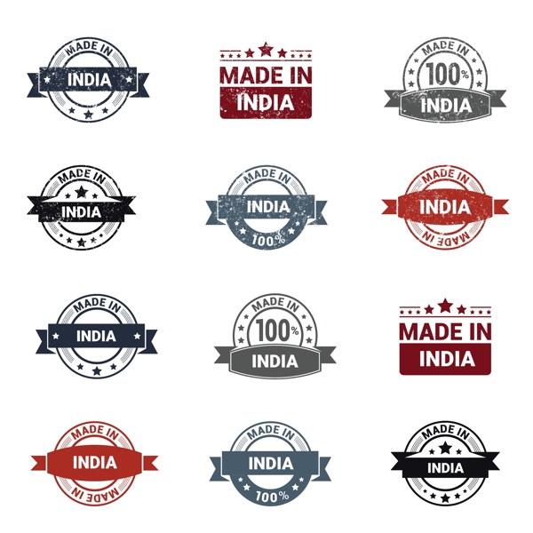 印度制造橡皮邮票收藏