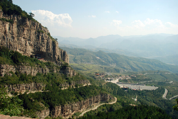 恒山上的风景图片