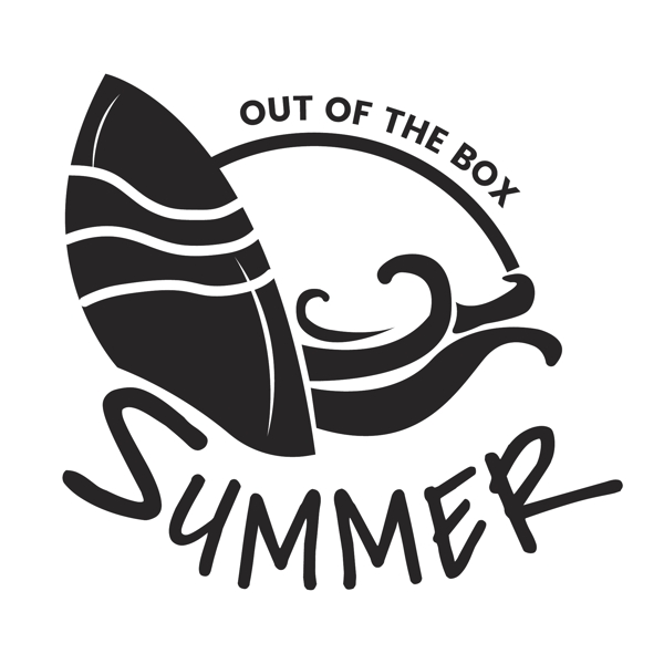 夏天和假日logo模板