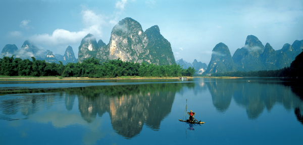 美丽的桂林山水景色