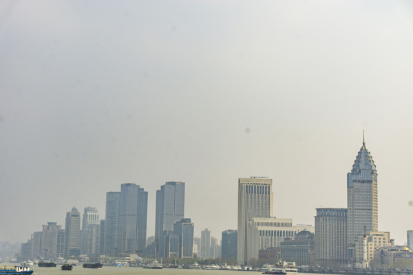 上海黄浦江建筑风景摄影