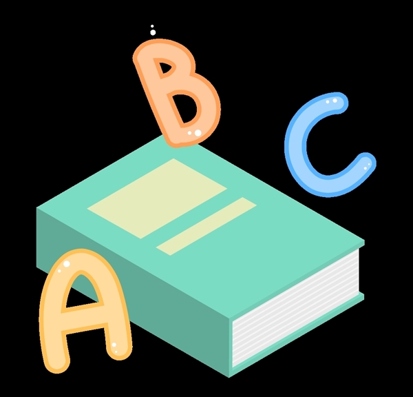 ABC字母书本英文