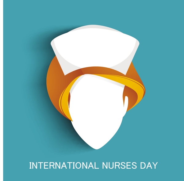 国际护士节的概念一个护士的插图