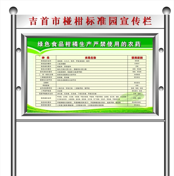 宣传栏效果图图片