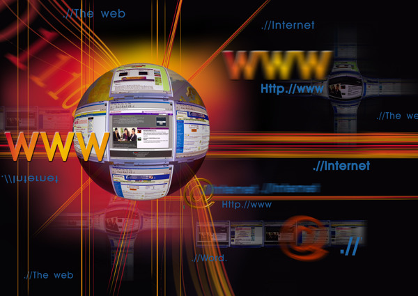 网络数字通讯抽象概念设计虚幻背景线条广告素材大辞典